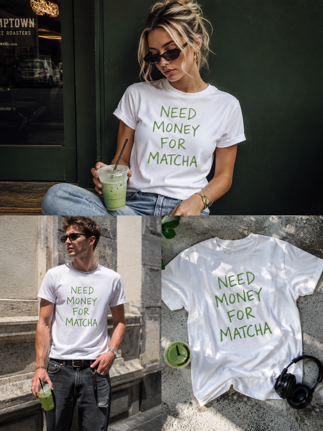 Need Money for Matcha T-Shirt