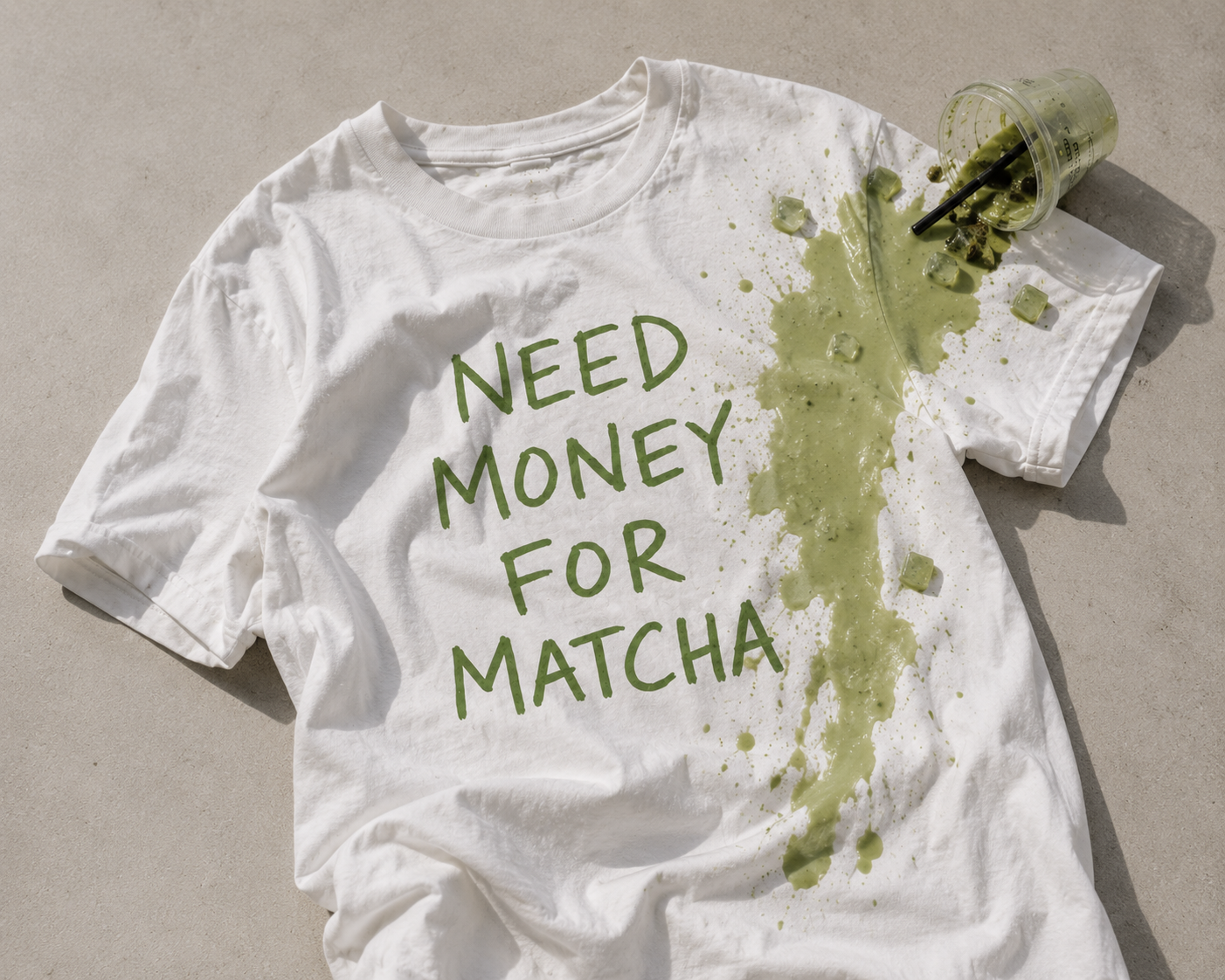 Need Money for Matcha T-Shirt